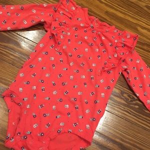 🌟(5/$10) Carter’s Onesie with Cute Ruffle